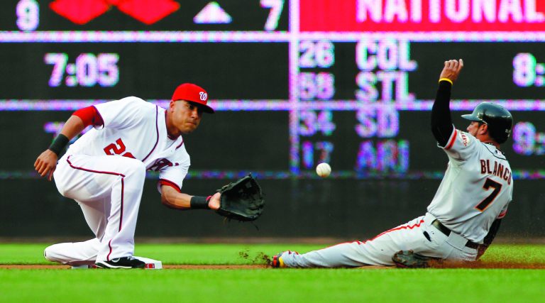 Alex Brandon/AP
Washington Nationals shortstop Ian Desmond entered the weekend hitting .282 with a career-high 15 home runs and 48 RBIs in 79 games this season.