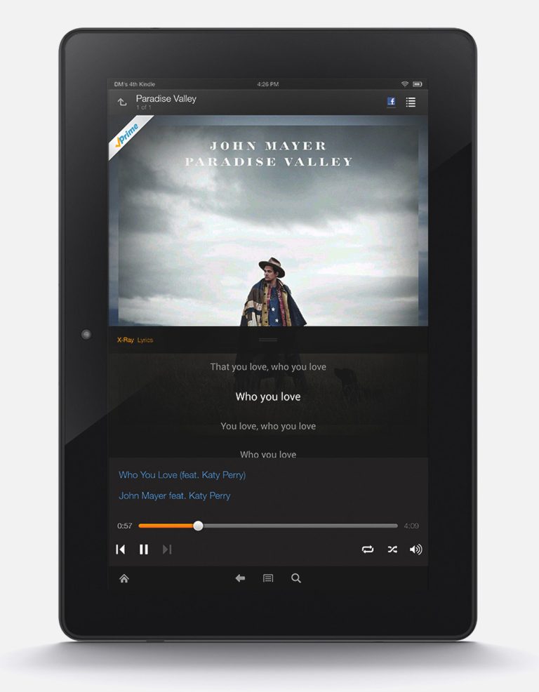 In this handout photo released by Amazon Music shows Amazon new  music streaming service for its Prime members, adding yet another freebie to the free-shipping plan ahead of the expected unveiling of its first smartphone next week. Starting Thursday, June 12, 2014, Amazon.com Inc. will offer more than a million tracks for streaming and downloading to its own Kindle Fire tablets as well as on its Amazon Music app for Apple and Android devices. People that pay $99-a-year for Prime can use the music for no extra cost. Amazon reached licensing deals with most of the top independent labels and major recording companies Sony and Warner Music, but failed to reach a deal with top-ranked Universal Music Group. (AP Photo/Amazon Music)