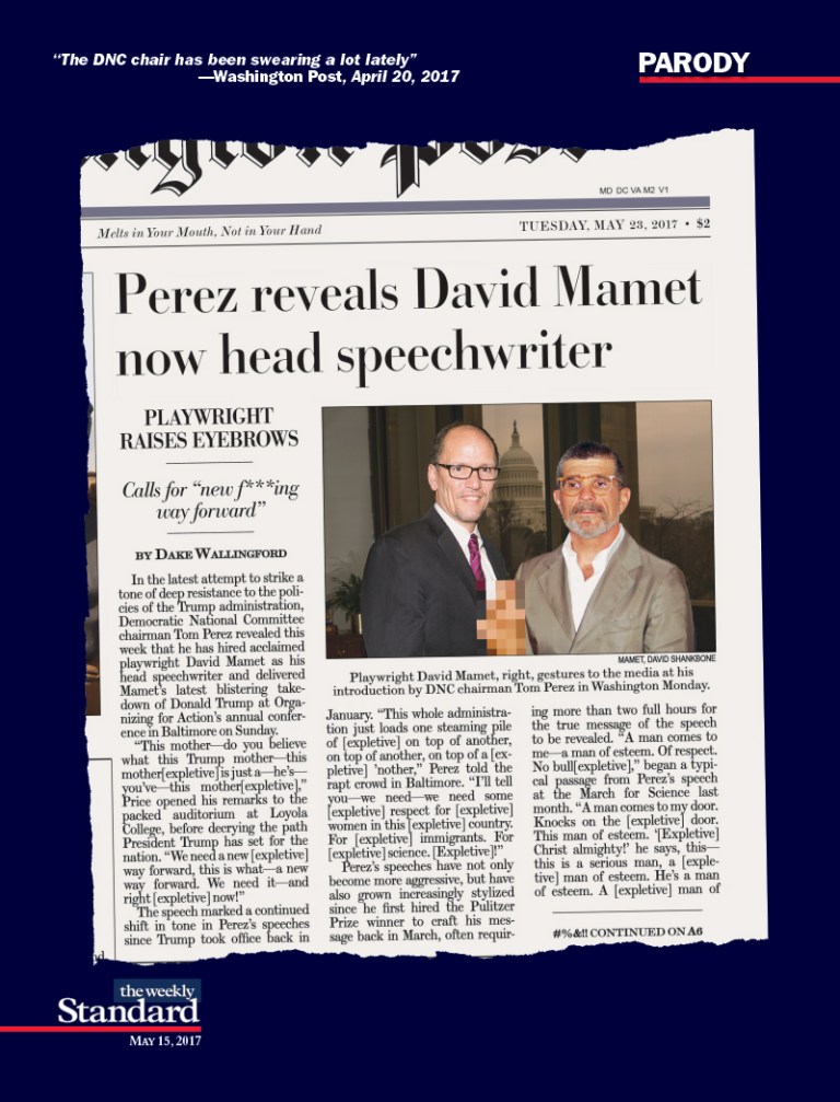 A New [Expletive] Speechwriter at the DNC