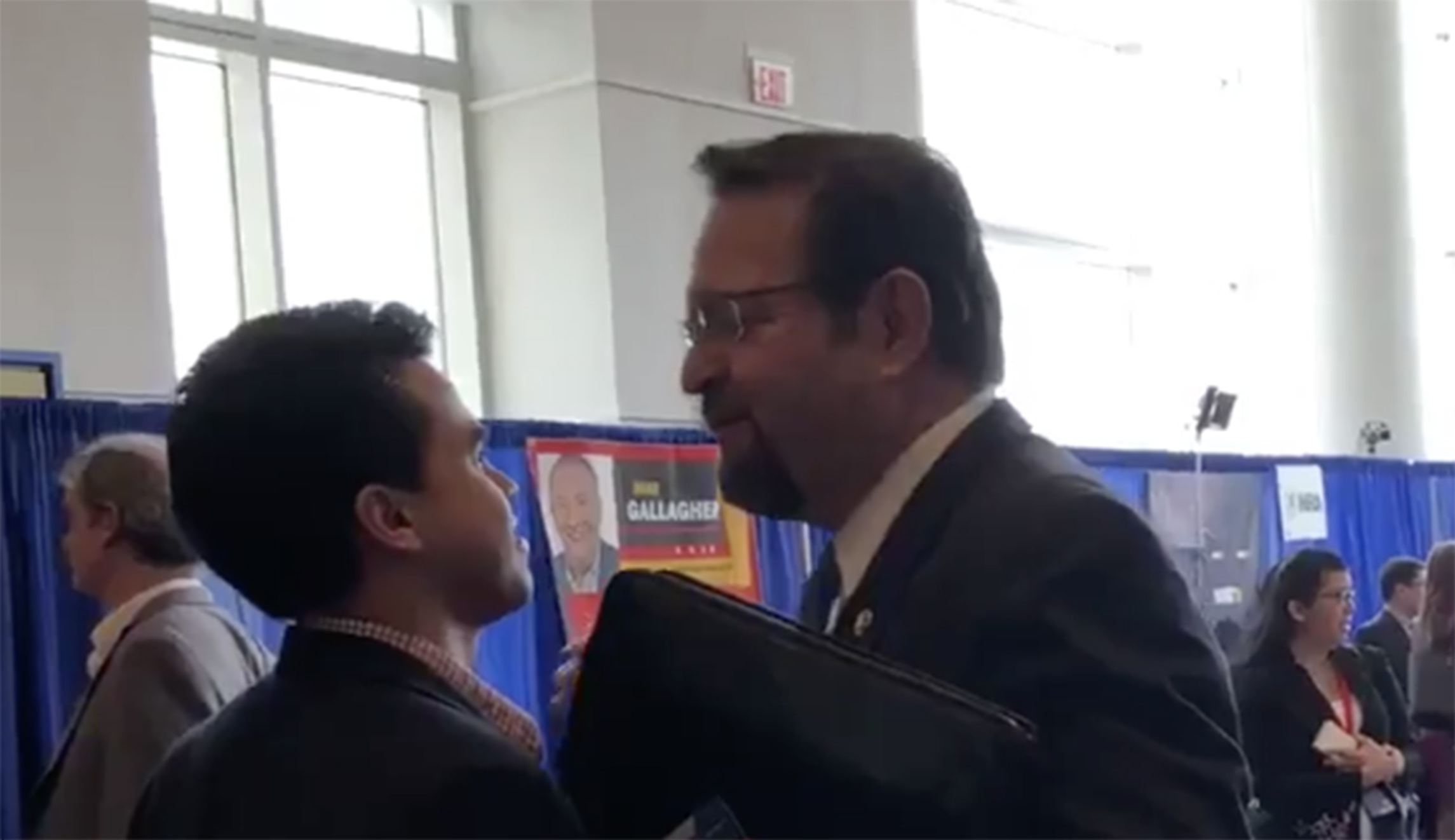 Sebastian Gorka shoves Mediaite reporter, tells him he’s ‘irrelevant’