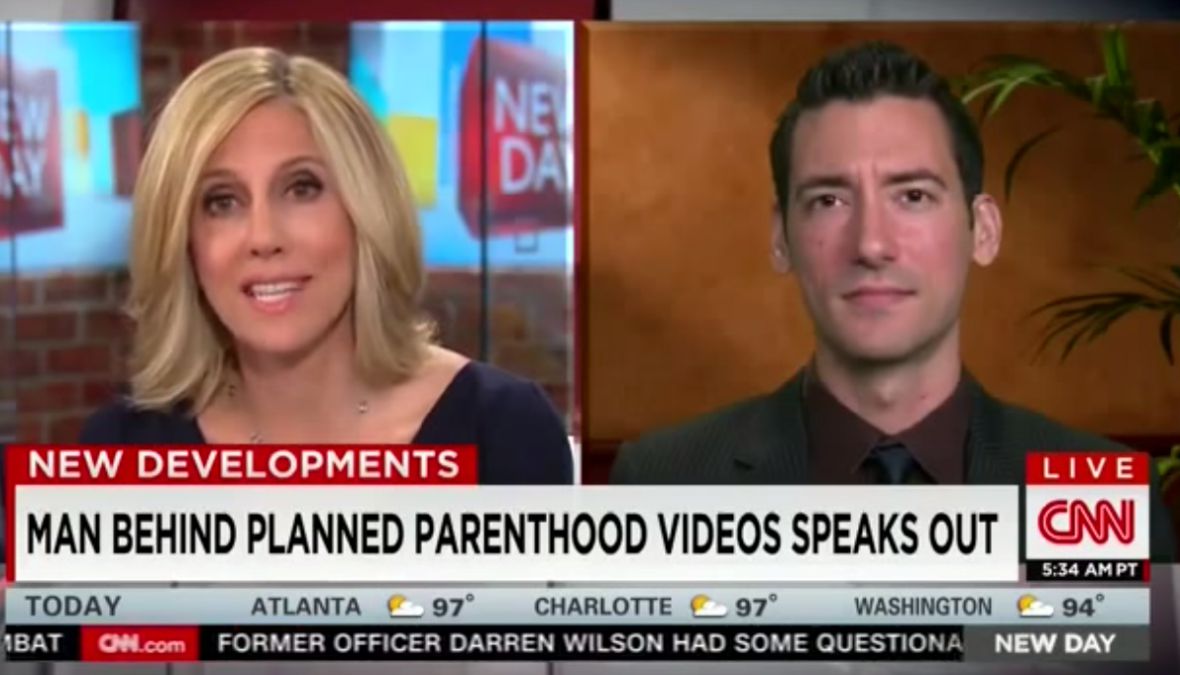 CNN reporter asks man behind Planned Parenthood videos: Are you a ‘violent extremist’?
