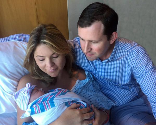 Jenna Bush Hager and Henry Hager welcomed baby girl, Poppy, Aug. 13. (The Today Show Twitter)