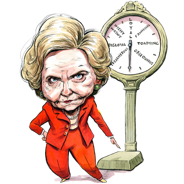 The Clintons’ Loyalty Scale
