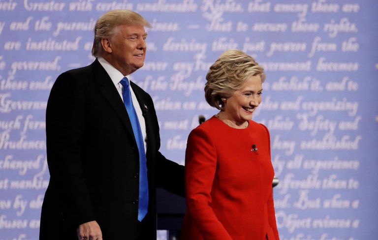 Taxes and tax records were a big topic. (AP Photo/Julio Cortez)