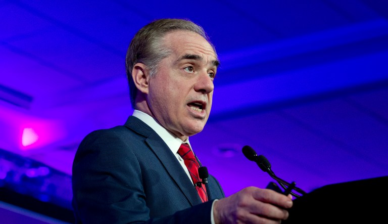 David Shulkin has rejected calls to resign after allegations he misused taxpayer funds and misled the Department of Veterans Affairs about an 11-day trip to Europe. (AP Photo/Jose Luis Magana)