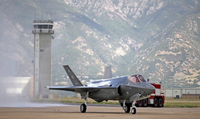 The head of Marine Corps aviation predicted that the review of the F-35 ordered by Defense Secretary Jim Mattis will likely end up validating the need for the fifth generation fighter. (AP Photo/Rick Bowmer)