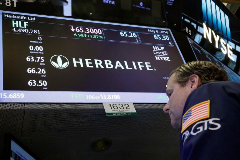 Bill Ackman has been involved in an effort to take down the company Herbalife. (AP Photo/Richard Drew)