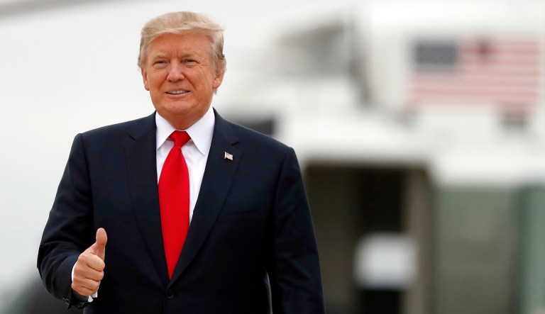 President Trump's team of lawyers is weighing how to navigate several ethical questions related to a legal fund for West Wing staffers, including the question of whether aides would be less forthright while testifying if Trump were to cover their legal expenses. (AP Photo/Alex Brandon)
