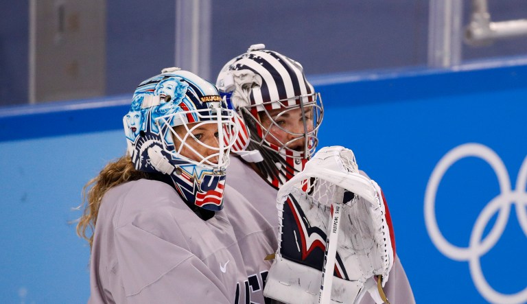 On Monday, the IOC ordered Team USA goalies Nicole Hensley and Alex Rigsby to remove the image from their helmets because it violated rules that ban 