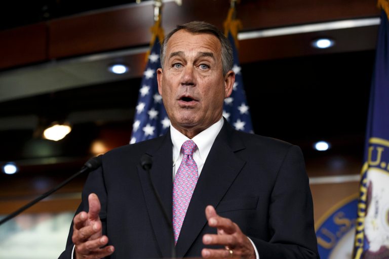 House Speaker John Boehner has had enough of executive usurpation of power. He announced this week that he will ask the House of Representatives to file suit against President Obama for ignoring laws the president doesn't like and for using agency rule-making, executive orders, memoranda and even simple letters to accomplish that on which the president can't get Congress to act. (AP Photo/J. Scott Applewhite)
