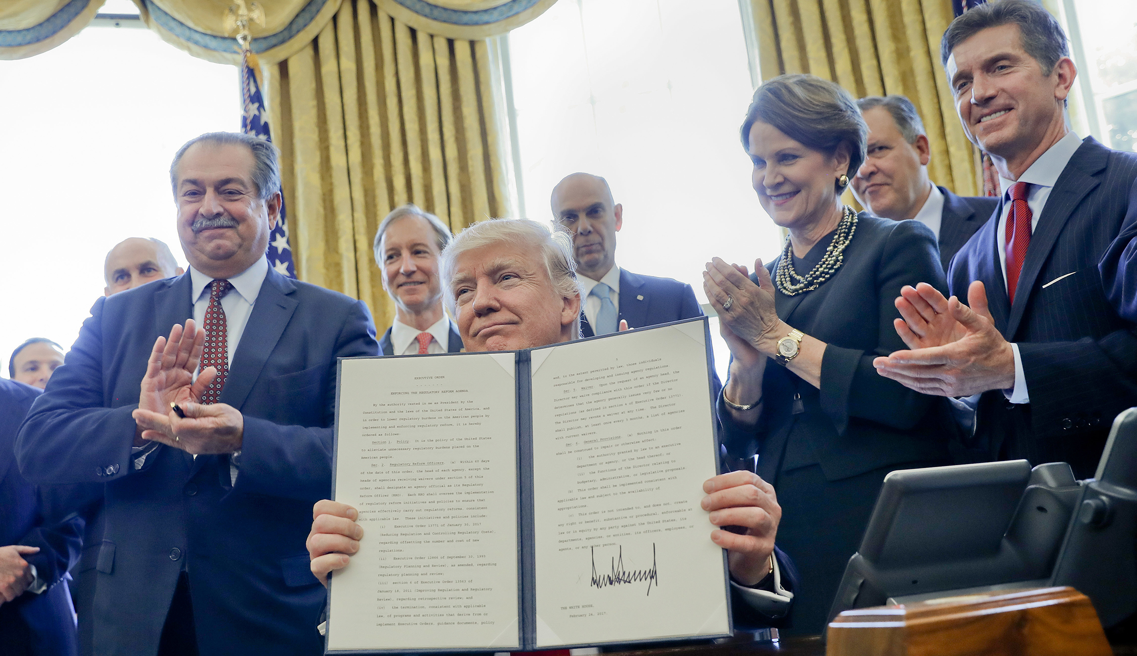 Democrats demand information on Trump regulation reduction