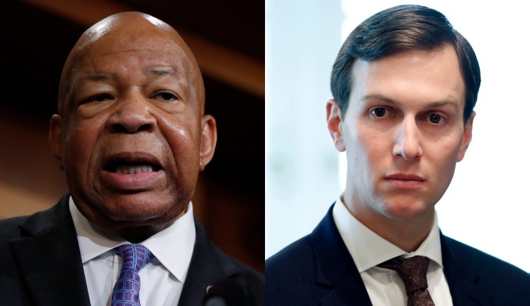 The request from Rep. Elijah Cummings, D-Md., came just one day after reports that Jared Kushner had been using his personal email. (AP Photo/Manuel Balce Ceneta)