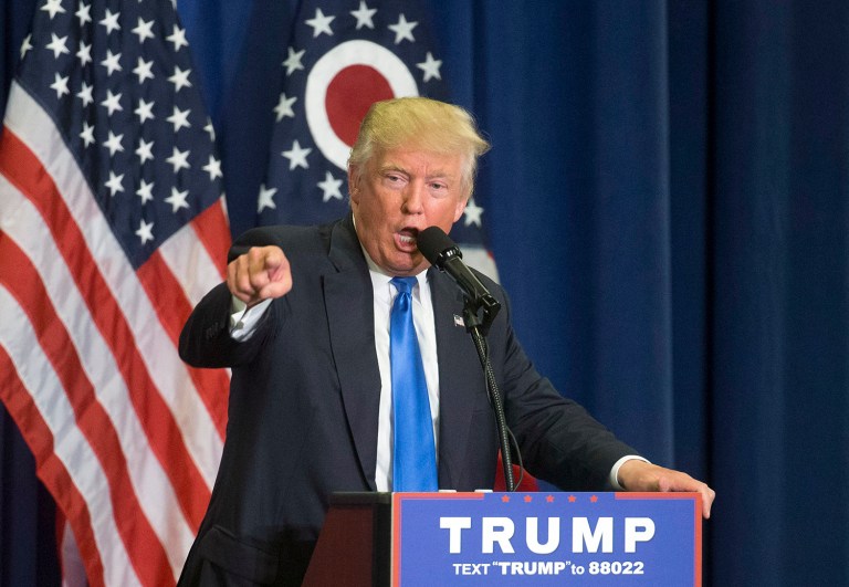 Presumptive Republican presidential nominee Donald Trump is set to deliver a policy speech on Friday afternoon in Miami. (AP Photo/John Minchillo)