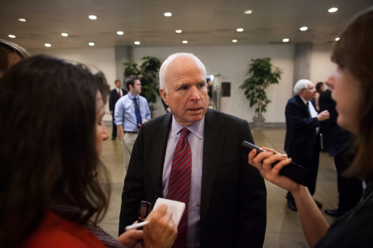 Sen. John McCain, R-Ariz., criticized President Obama for focusing only on the disarming of strongman Bashar Assad's stockpile of chemical weapons in his State of the Union address and not making bolder efforts to limit the violence in Syria. (Examiner File/Graeme Jennings)