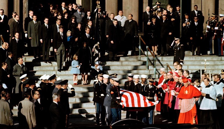 A bipartisan group lawmakers are requesting President Trump not block the release of never-before-seen documents related to John F. Kennedy's assassination, which are scheduled to be released this month. (AP Photo)