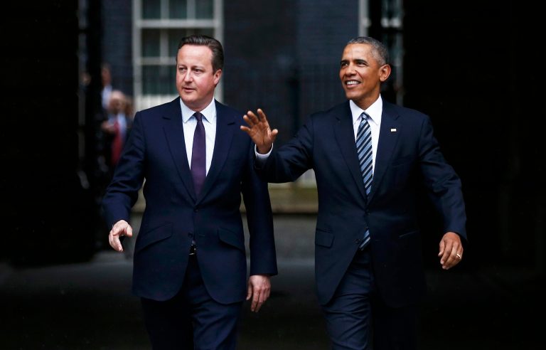 Speaking of the —œspecial relationship—? between the United States and the United Kingdom, David Cameron said belonging to the 28-nation body has helped London. (AP Photo)