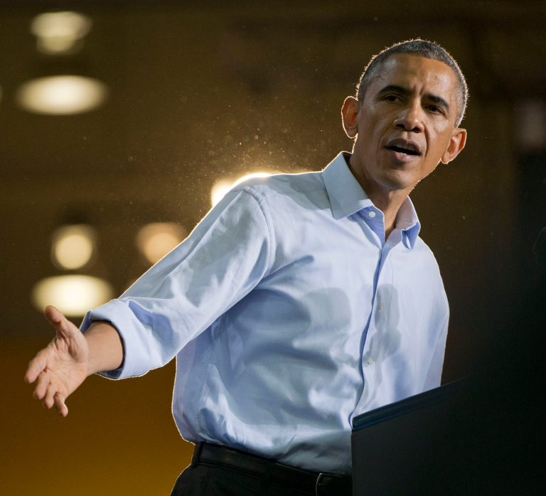 President Obama's low approval ratings cast a shadow in Iowa, Kansas, North Carolina, Georgia, Arkansas and Colorado, Gallup poll data show. (AP Photo/Pablo Martinez Monsivais)
