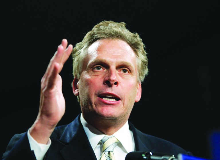 Virginia gubernatorial candidate Terry McAuliffe