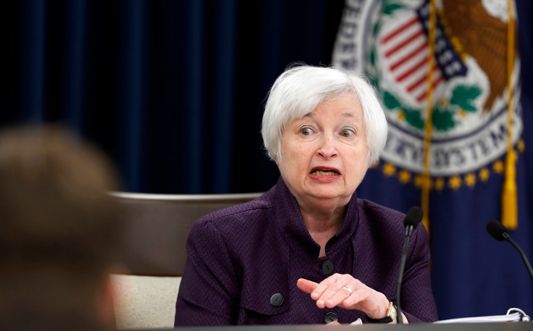 Trump has attacked the Fed and Janet Yellen, an Obama appointee, throughout his campaign. (AP Photo/Alex Brandon)