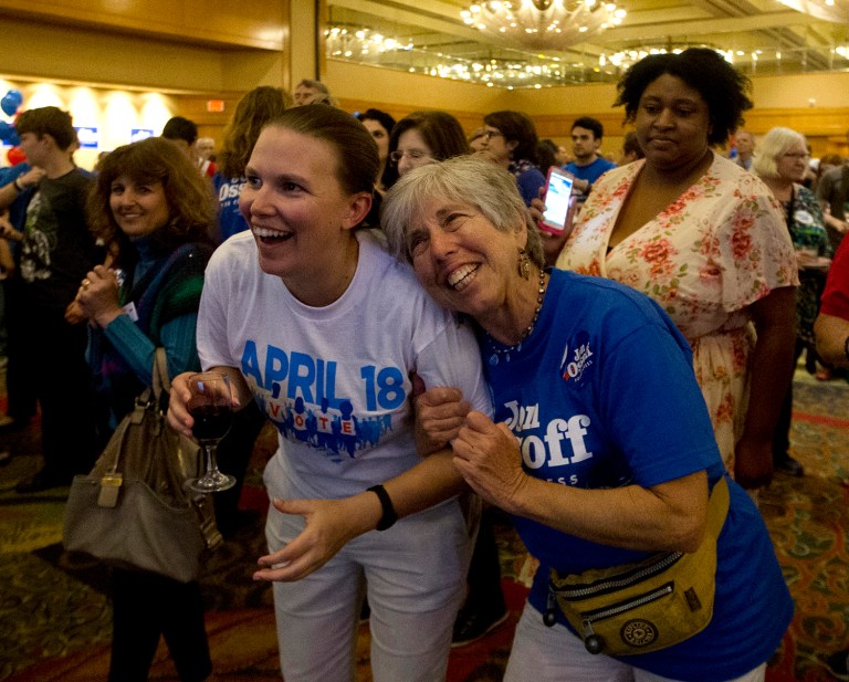 They pose a challenge to both political parties, but especially to Republicans. (AP Photo/John Bazemore)