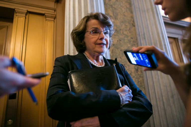 Senator Dianne Feinstein said the $37.5 billion bill is now in 