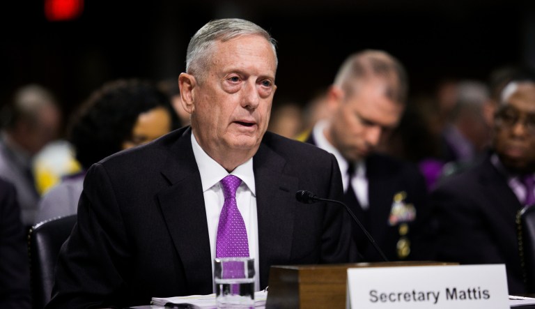 Defense Secretary Jim Mattis confirmed Wednesday that President Trump has given him the authority to set the number of troops in Afghanistan as the U.S. rethinks its strategy there. (Graeme Jennings/Washington Examiner)