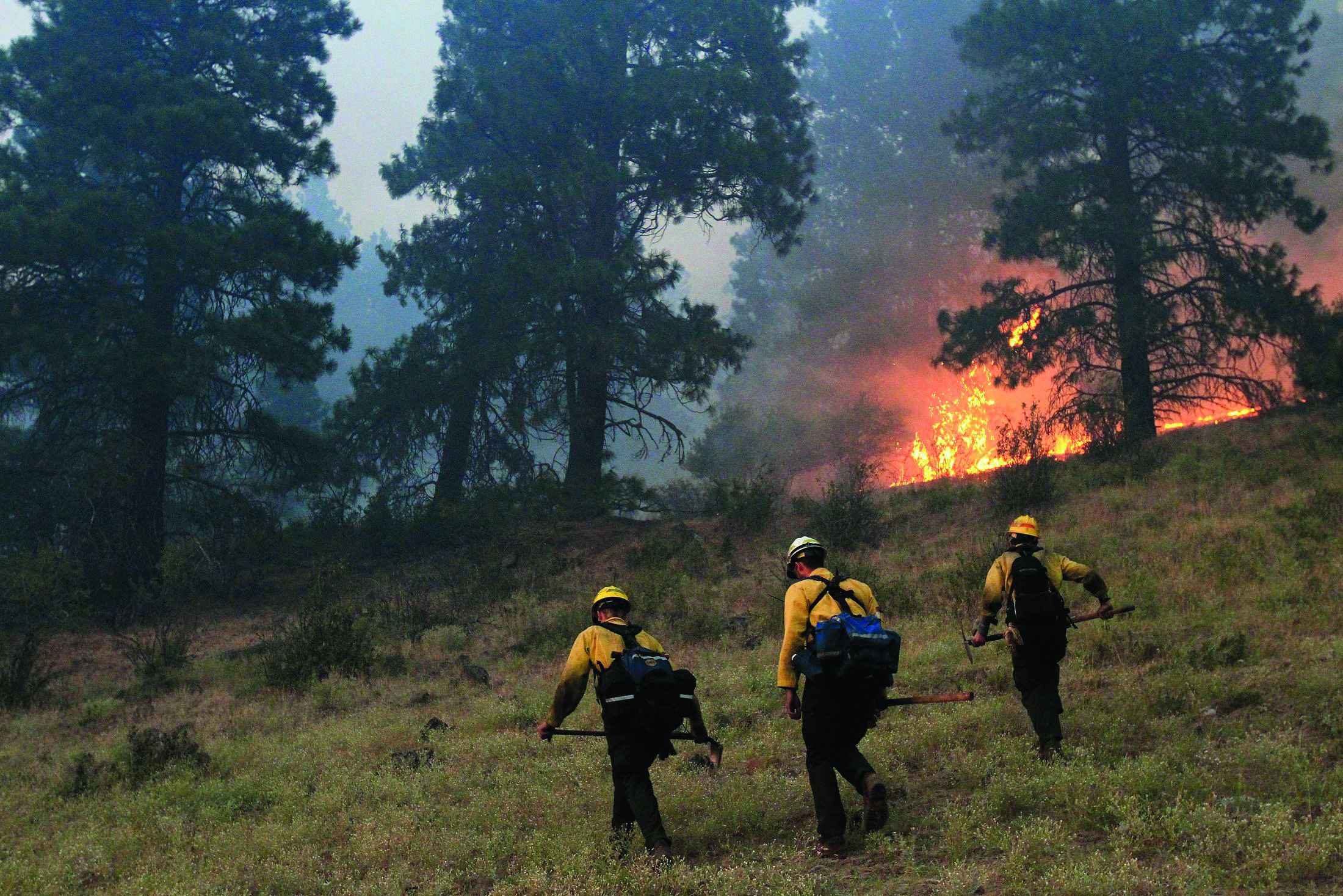 ‘It just shot up so fast’; Fires blaze across West