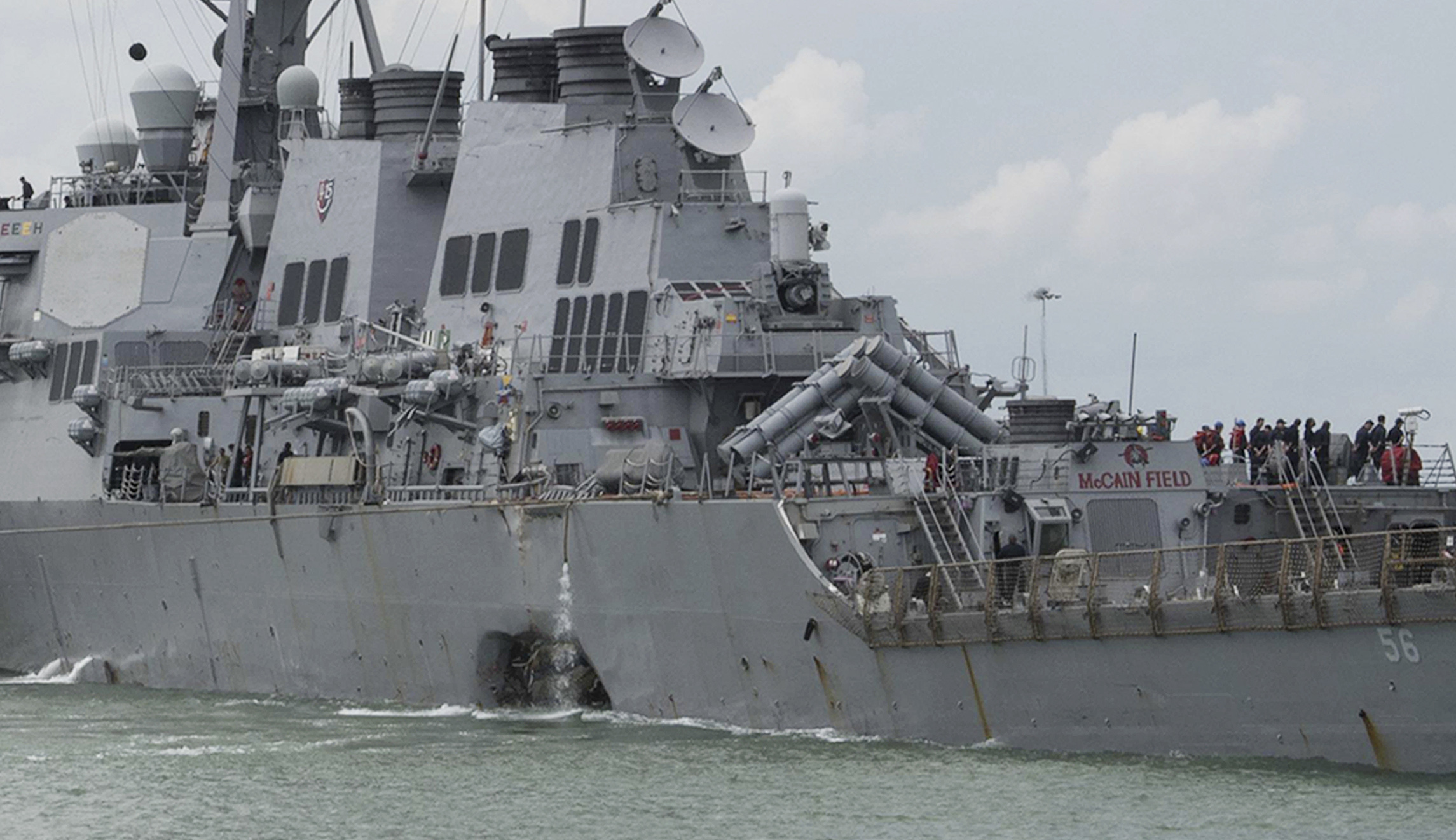 Navy suspends search for USS John S. McCain sailors, identifies all 10