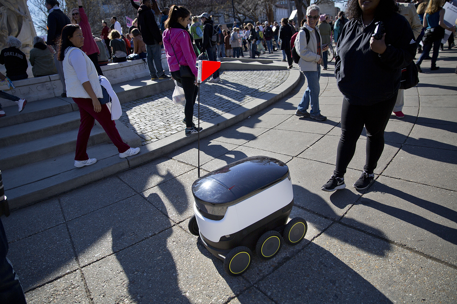 Delivery robots are becoming a part of everyday life in Washington, DC