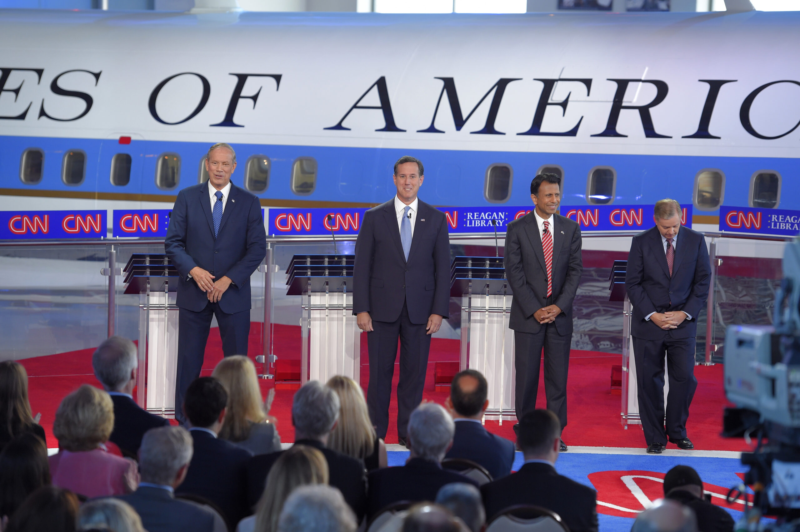Republicans junk Reagan’s ’11th commandment’ in undercard debate