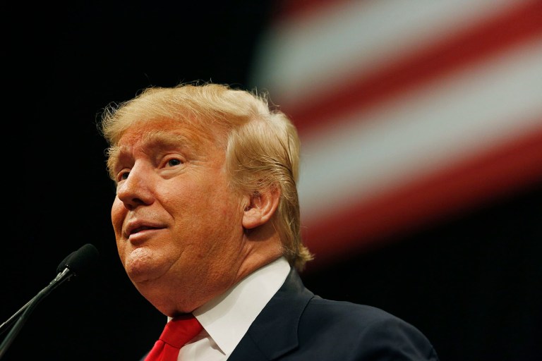 Ironically, Trump's second attempt to swipe Clinton came more than two hours after her response to him. (Luke Sharrett/Bloomberg, File)