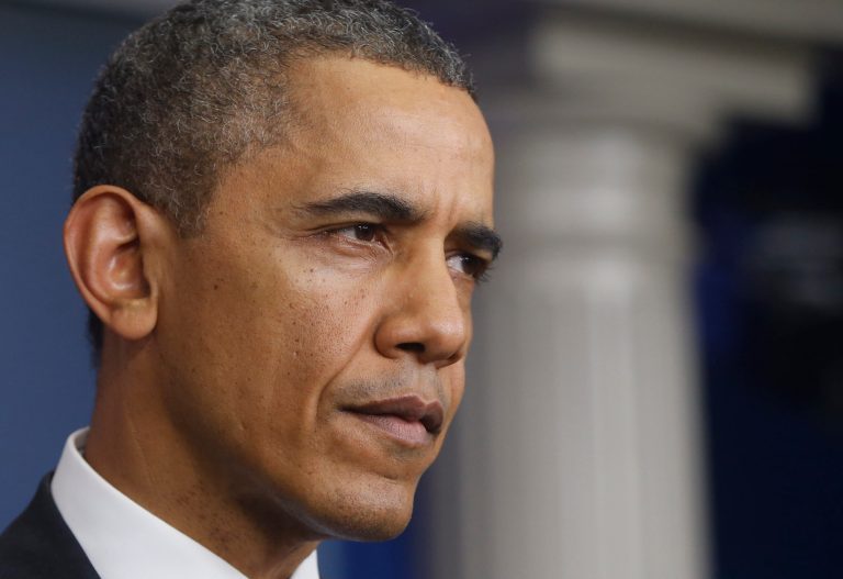 President Obama speaks during his end-of-the-year news conference in the Brady Press Room at the White House in Washington on Dec. 20. (AP Photo/Charles Dharapak)