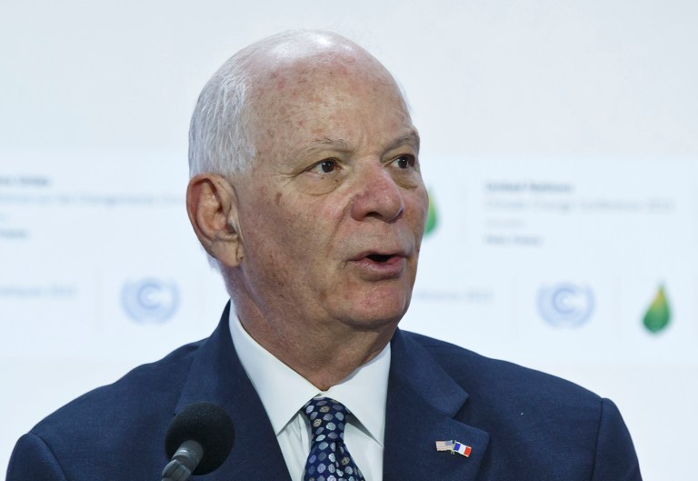 Sen. Ben Cardin said he doesn’t believe the National Defense Authorization Act can be finalized before the election. (AP Photo/Michel Euler)