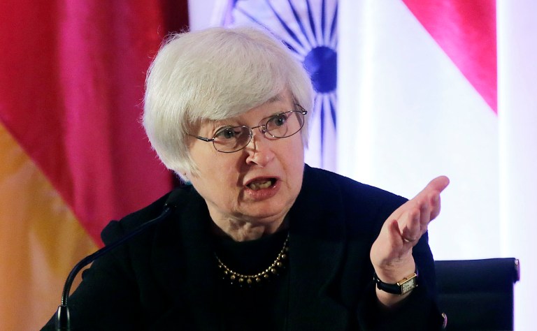   FILE - In this Monday, June 3, 2013, file photo, Janet Yellen, vice chair of the Board of Governors of the Federal Reserve System, answers a question from a participant at the International Monetary Conference in Shanghai, China. More than 350 economists have a signed a letter to President Barack Obama calling on him to nominate Federal Reserve Vice Chair Janet Yellen to be the central bank's next chairman. (AP Photo/Eugene Hoshiko, File )  