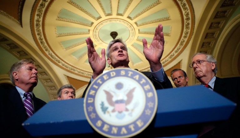 The Congressional Budget Office made projections about the Obamacare overhaul bill. (AP Photo/Alex Brandon)