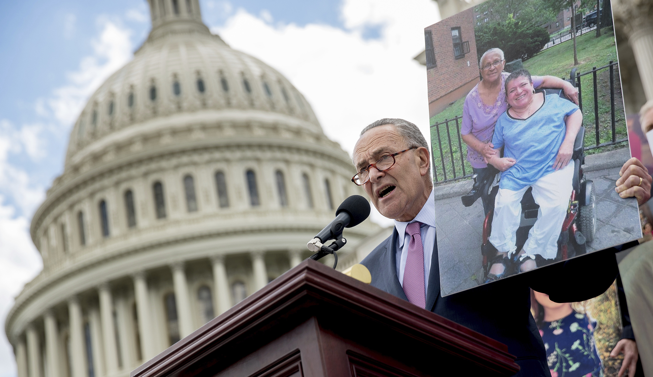 Chuck Schumer: ‘The fight is not over’ after GOP delays healthcare vote