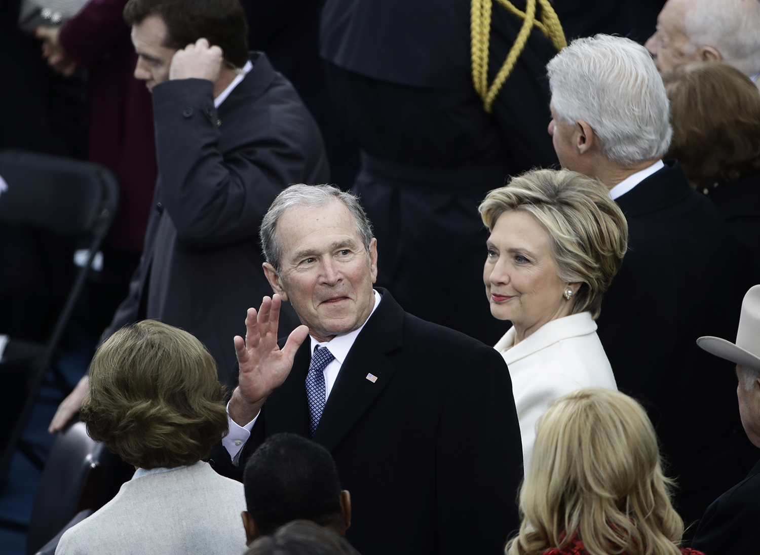 George W. Bush on Trump’s inauguration: ‘Some weird s—t’