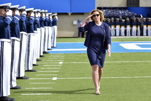 Air Force Secretary Tells Grads to ‘Follow the President’s Lead’