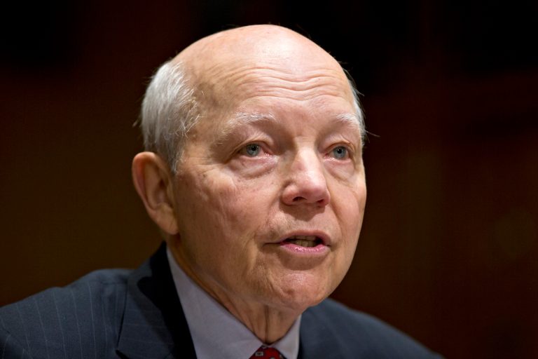 John Koskinen was confirmed in a 59-36 vote, below the 60-vote approval threshold that would have been required before Senate Democrats changed the chamber's rules to prevent Republicans from continuing to block presidential nominees. (AP Photo)
