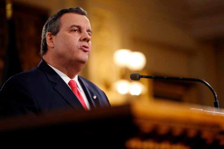 New Jersey Gov. Chris Christie said, 