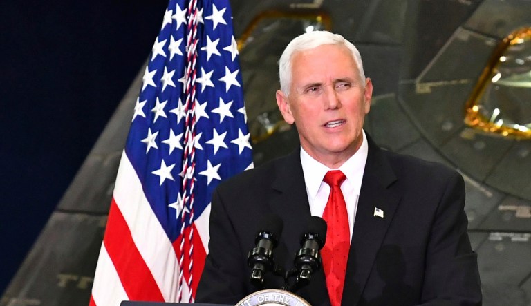 Vice President Mike Pence struck an optimistic tone Monday to say 