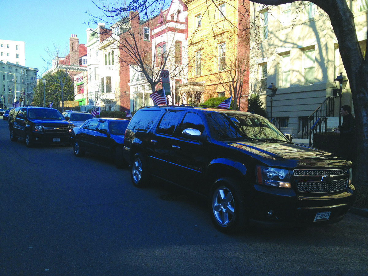 Car-for-hire company offers surprise motorcades on Presidents Day