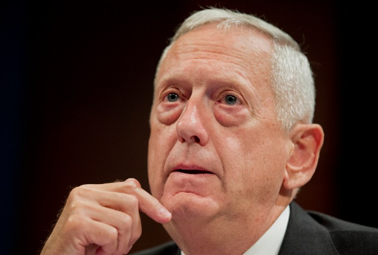 People behind drafting Gen. James Mattis are publicly arguing that they plan to throw the election into the House. (AP Photo/Manuel Balce Ceneta)