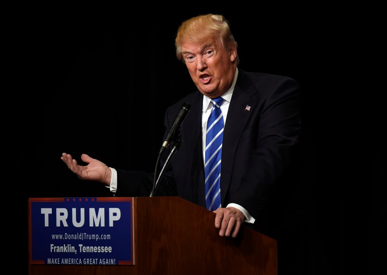 Based on current surveys, several polling organizations say they can project that Trump is already down by more than 100 electoral votes. (AP Photo/Mark Zaleski, File)