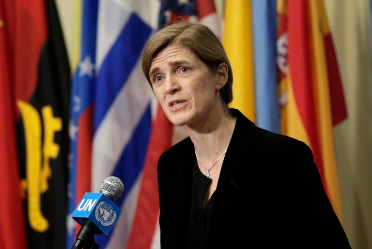 Samantha Power. 