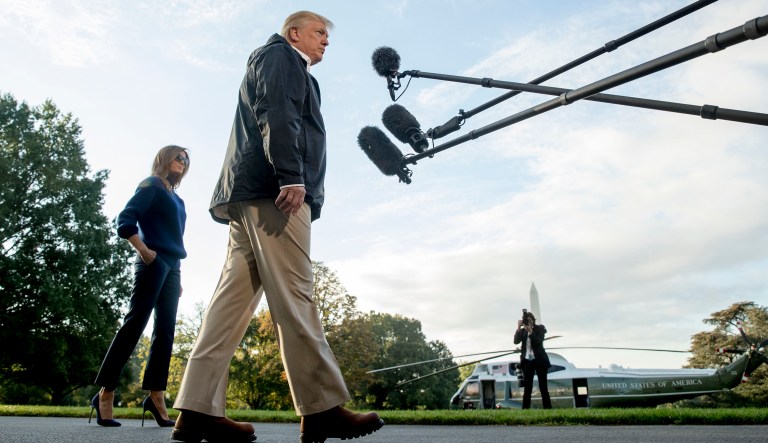 Some clues about media bias are in a new report about Trump media coverage from the Pew Research Center. The study suggests that the bias of some media coverage is perhaps as much about the audience than the publication. (AP Photo/Andrew Harnik)