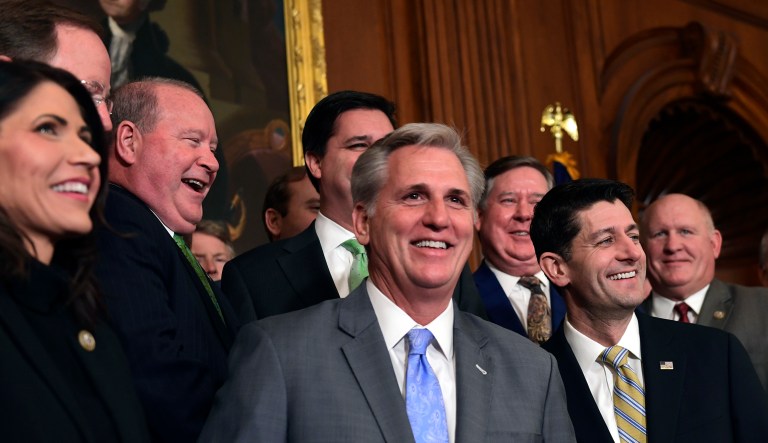 The New York Times' editorial board has painted House Republicans as cartoonish misers, Scrooge McDucks, pushing a tax reform package through Congress that would only benefit corporations and GOP donors. (AP Photo/Susan Walsh)