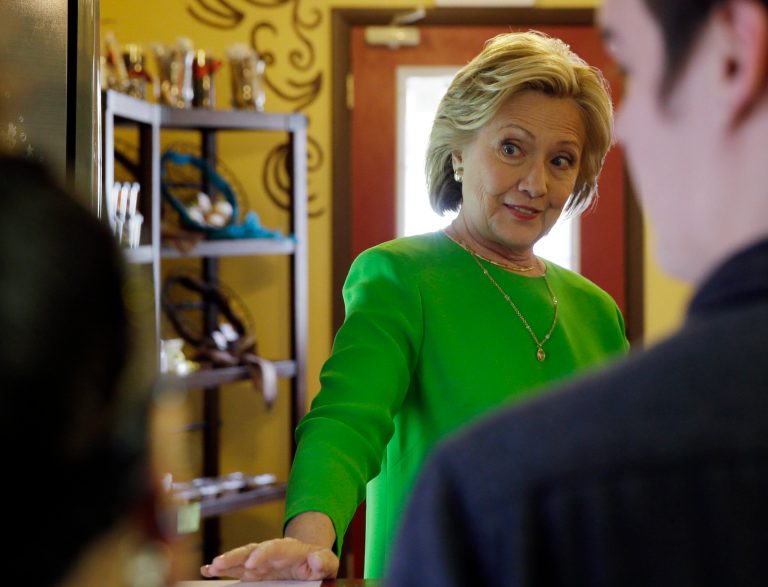 Only 25 percent of registered voters now view Clinton as honest -- down from 38 percent who said so in the same poll last year. (AP)