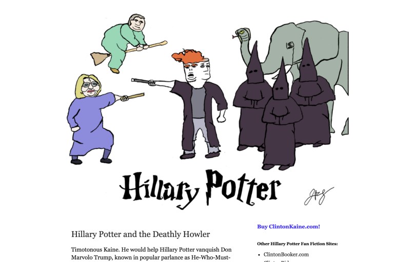 A new website named after the Democratic ticket, ClintonKaine.com, is working to inform voters about 