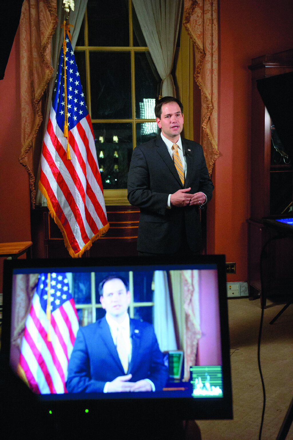 Marco Rubio practiced Obama response for a week